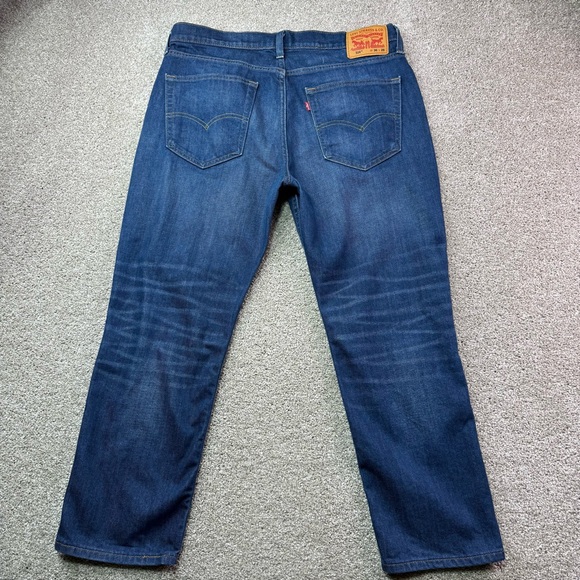 Levi's 514 Straight Fit‎ Jeans Men's W36 L29 Dark Wash Denim - Picture 9 of 12